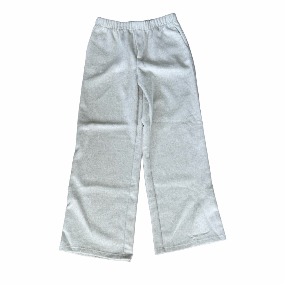 Zara Cream Wool and Polyester Elastic-Waist Pants
